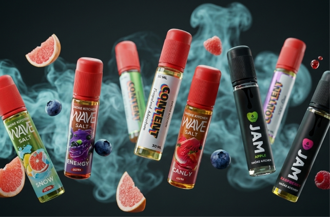 Обзор жидкостей Smoke Kitchen: Content, Wave и Jam. Качество, проверенное временем Жидкости для вейпа Smoke Kitchen линейки Content, Wave и Jam