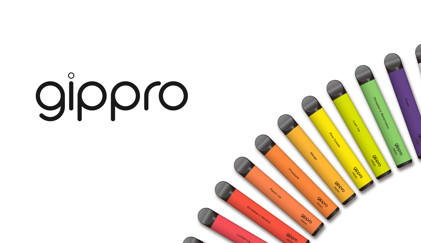 Gippro: что за бренд и как выбрать картриджи Устройство Gippro и картриджи разных вкусов на фоне витрины
