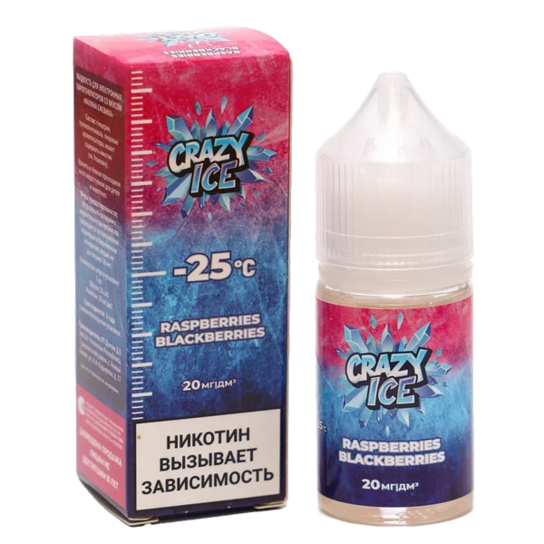Сертификат на Жидкость для ЭС Crazy Ice (2 мг, 30 мл) (акциз)