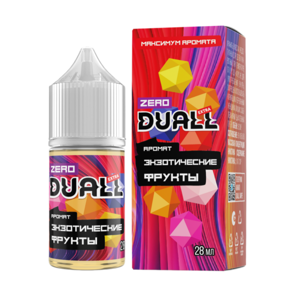 Сертификат на Безникотиновую Жидкость для ЭСДН DUALL EXTRA ZERO (0 мг, 28 мл) (акциз)